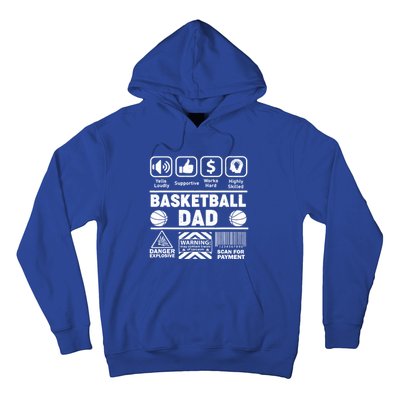 Basketball Dad Scan For Payt Basketball FatherS Day Gift Hoodie