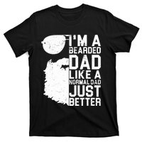 Bearded Dad Shirt Funny Beard Humor Father's Day Gift Idea T-Shirt