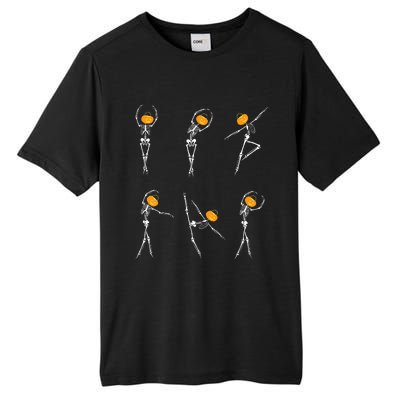 Ballet Dancer Skeletons Pumpkin Head Ballet Dance Halloween Tall Fusion ChromaSoft Performance T-Shirt