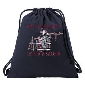 Beth Day Spa And Saloon Western Cowboy Cowgirl Trending Gift Idea Drawstring Bag