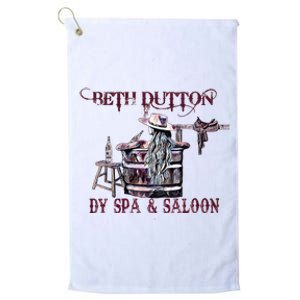 Beth Day Spa And Saloon Western Cowboy Cowgirl Trending Gift Idea Platinum Collection Golf Towel