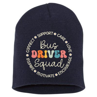 Bus Driver Squad Appreciation Week Back To School Short Acrylic Beanie