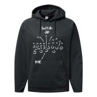 Buffalo Dip Super Funny Football For Women Sunday Performance Fleece Hoodie