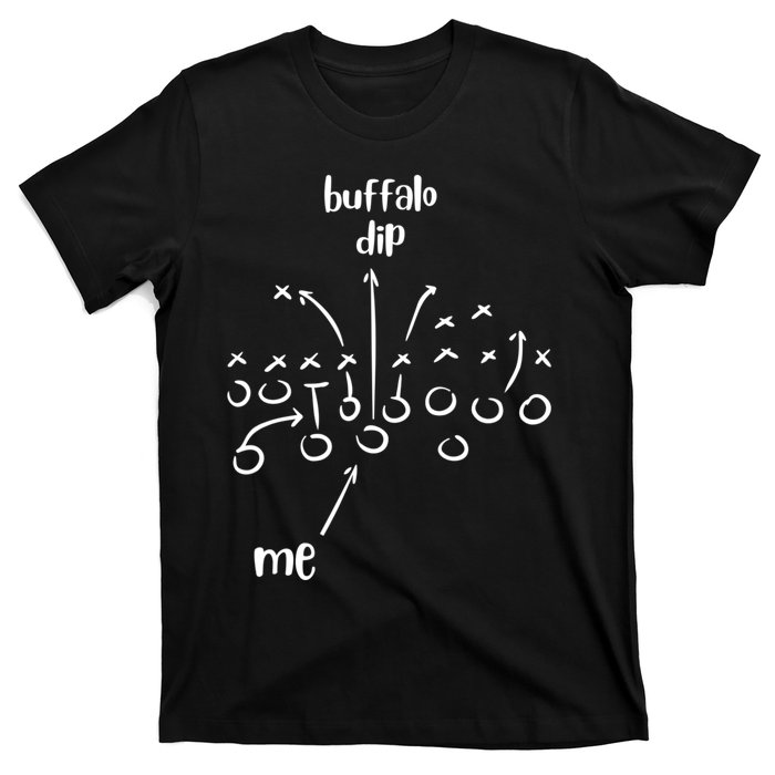 Buffalo Dip Super Funny Football For Women Sunday T-Shirt