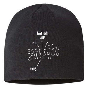 Buffalo Dip Super Funny Football For Women Sunday Sustainable Beanie