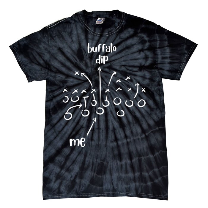 Buffalo Dip Super Funny Football For Women Sunday Tie-Dye T-Shirt