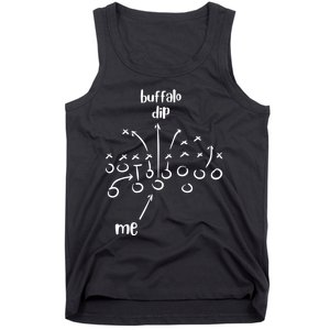 Buffalo Dip Super Funny Football For Women Sunday Tank Top