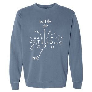 Buffalo Dip Super Funny Football For Women Sunday Garment-Dyed Sweatshirt