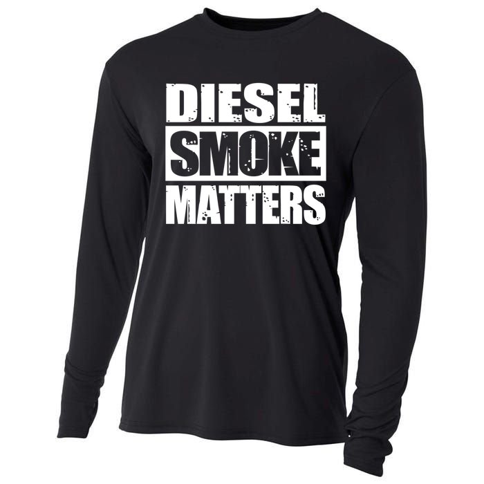 Black Diesel Smoke Matters Diesel Truck Roll Coal Gift Cooling Performance Long Sleeve Crew