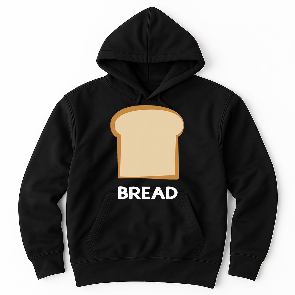Bread Design Slice Of Bread Hoodie