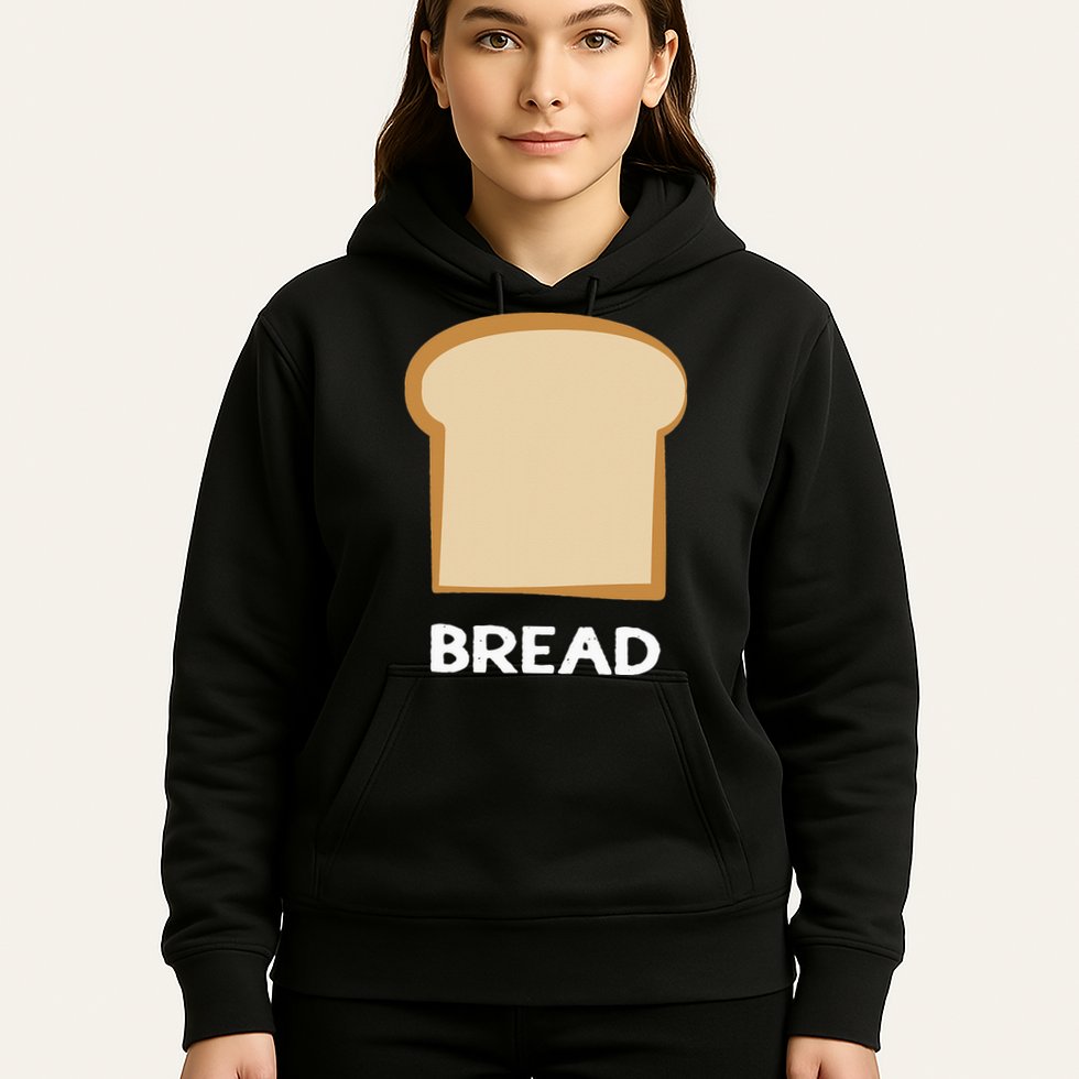 Bread Design Slice Of Bread Hoodie