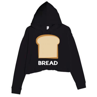 Bread Design Slice Of Bread Crop Fleece Hoodie