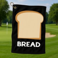 Bread Design Slice Of Bread Golf Towel