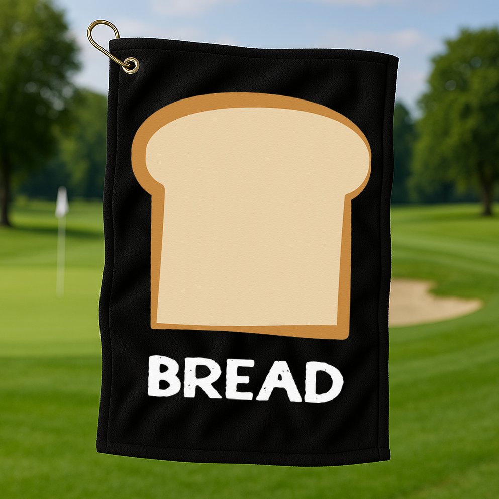 Bread Design Slice Of Bread Golf Towel