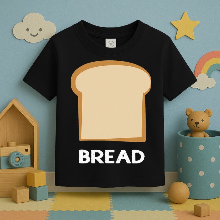 Bread Design Slice Of Bread Toddler T-Shirt