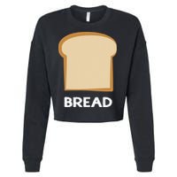 Bread Design Slice Of Bread Cropped Pullover Crew