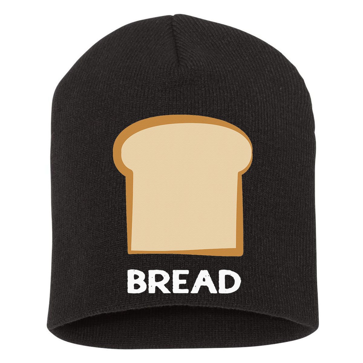 Bread Design Slice Of Bread Short Acrylic Beanie