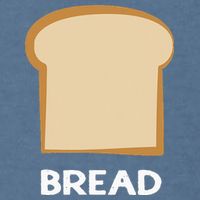 Bread Design Slice Of Bread Garment-Dyed Sweatshirt