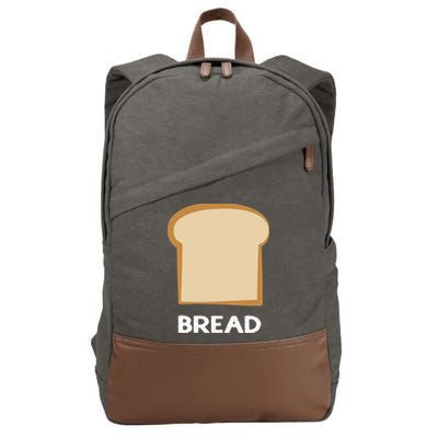 Bread Design Slice Of Bread Cotton Canvas Backpack