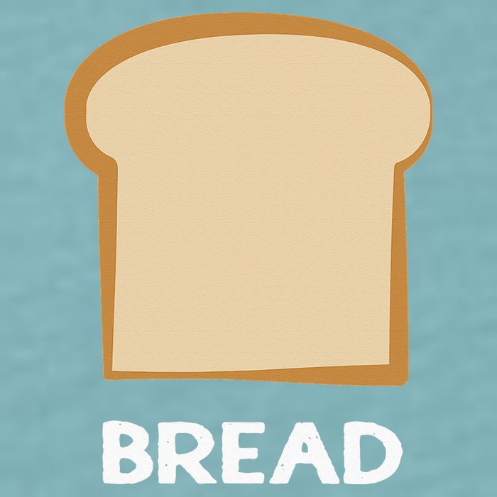 Bread Design Slice Of Bread Sueded Cloud Jersey T-Shirt
