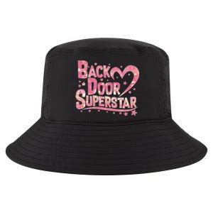 Back Door Superstar Meme Pink Glitter Cool Comfort Performance Bucket Hat