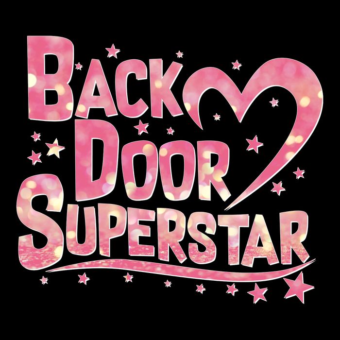 Back Door Superstar Meme Pink Glitter Sweatshirt