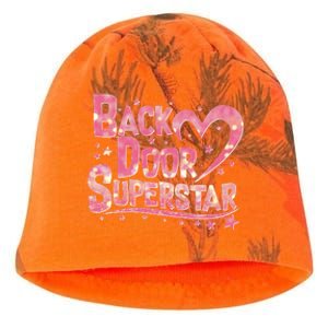 Back Door Superstar Meme Pink Glitter Kati - Camo Knit Beanie