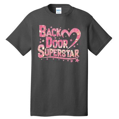 Back Door Superstar Meme Pink Glitter Tall T-Shirt