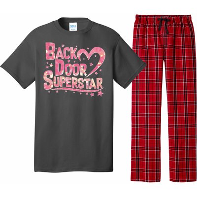 Back Door Superstar Meme Pink Glitter Pajama Set