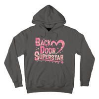 Back Door Superstar Meme Pink Glitter Tall Hoodie