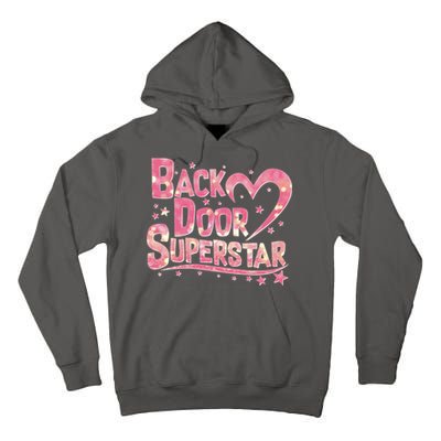 Back Door Superstar Meme Pink Glitter Tall Hoodie