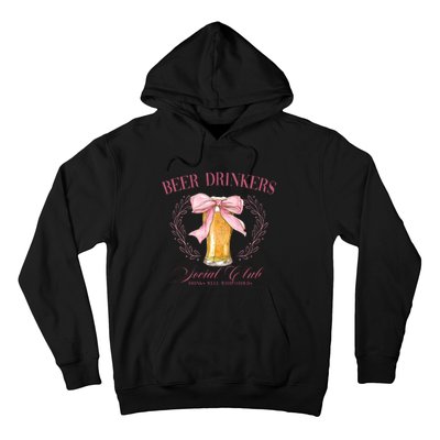 Beer Drinkers Social Club Beer Lover Hoodie