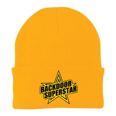 Back Door Superstar Meme Knit Cap Winter Beanie