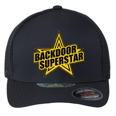 Back Door Superstar Meme Flexfit Unipanel Trucker Cap