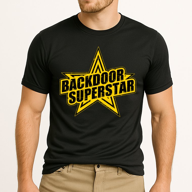 Back Door Superstar Meme Cooling Performance Crew T-Shirt