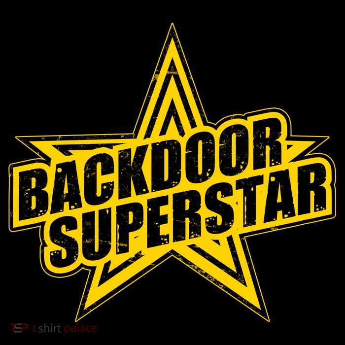 Back Door Superstar Meme Apron