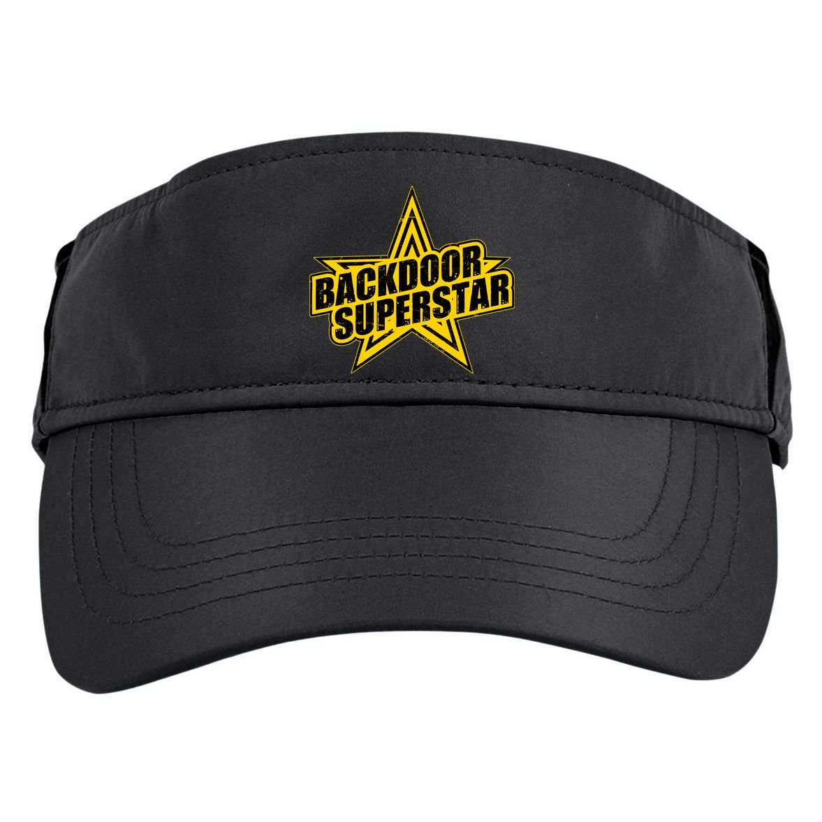 Back Door Superstar Meme Adult Drive Performance Visor