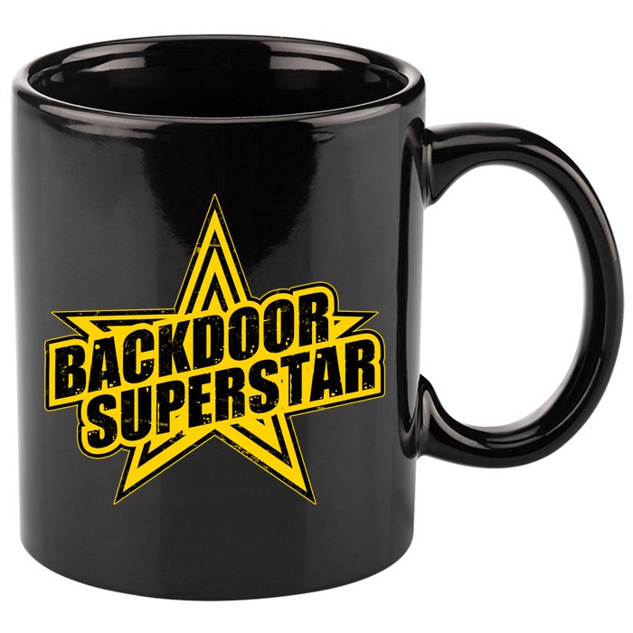 Back Door Superstar Meme 11oz C Handle Ceramic Mug