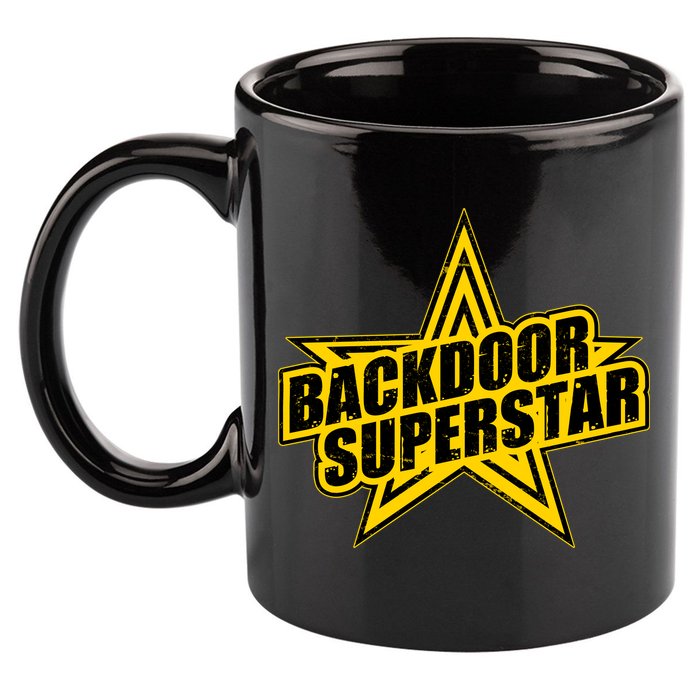 Back Door Superstar Meme 11oz C Handle Ceramic Mug