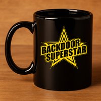 Back Door Superstar Meme 11oz C Handle Ceramic Mug