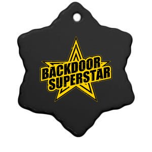 Back Door Superstar Meme Ceramic Star Ornament