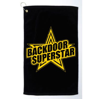 Back Door Superstar Meme Golf Towel