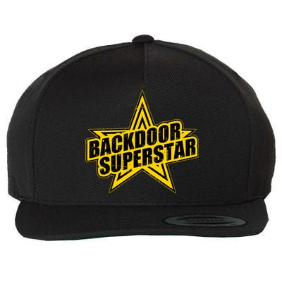 Back Door Superstar Meme Wool Snapback Cap