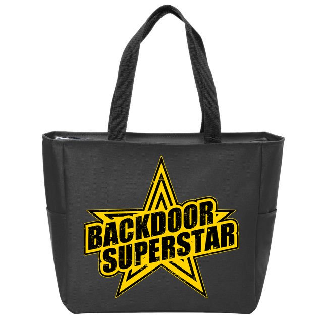Back Door Superstar Meme Zip Tote Bag