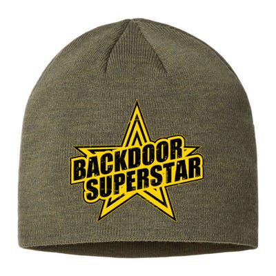 Back Door Superstar Meme Sustainable Beanie