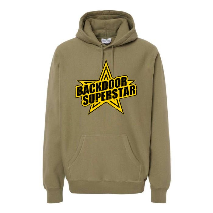 Back Door Superstar Meme Premium Hoodie