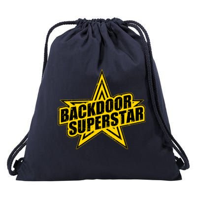 Back Door Superstar Meme Drawstring Bag