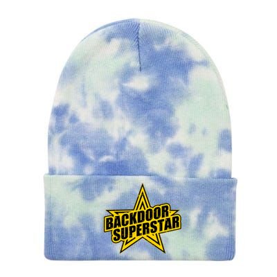 Back Door Superstar Meme Tie Dye 12in Knit Beanie