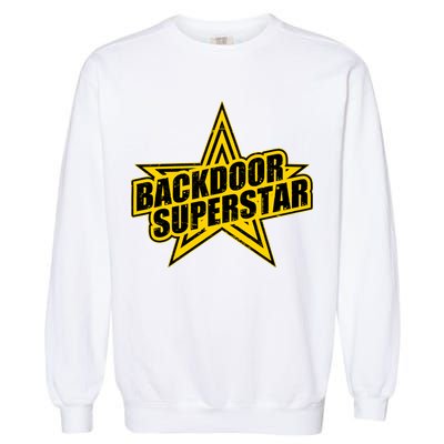Back Door Superstar Meme Garment-Dyed Sweatshirt