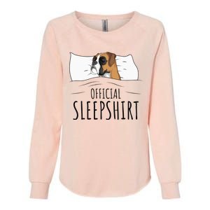 Boxer Dog Sleepshirt Womens California Wash Sweatshirt